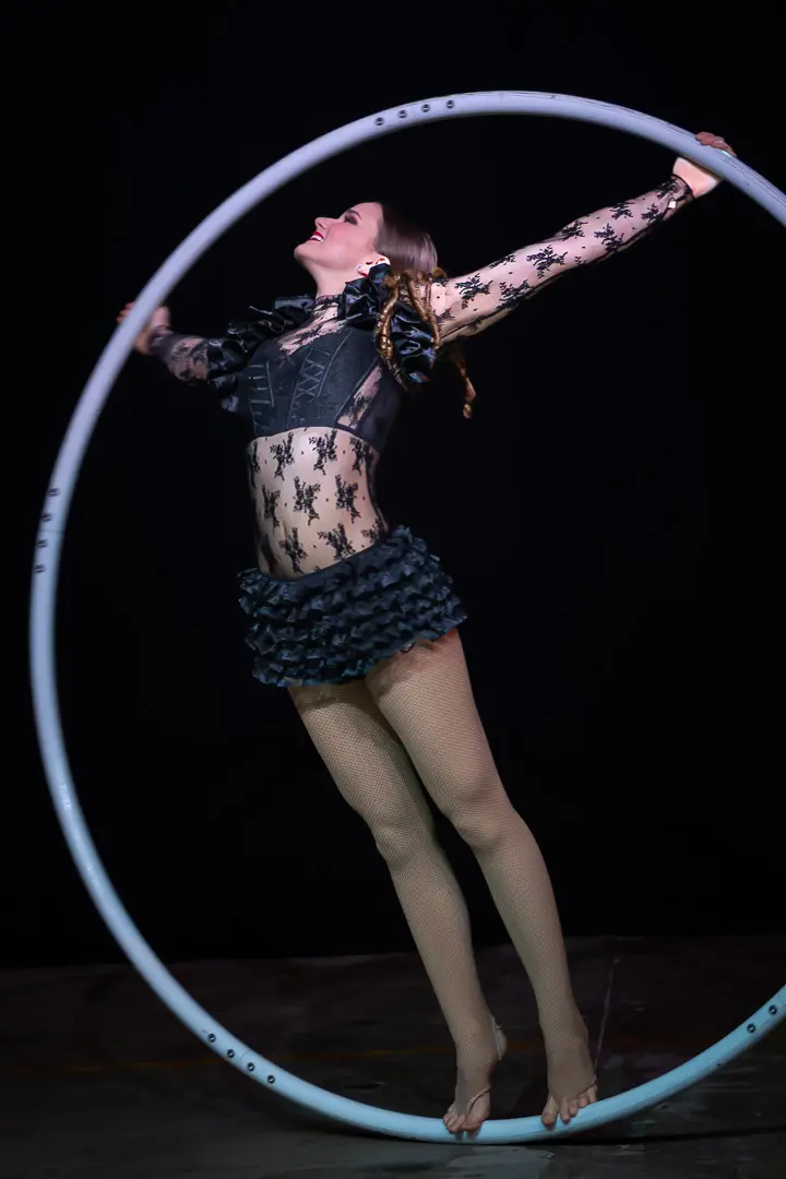 Paige Horil - Cyr Wheel Pose 1